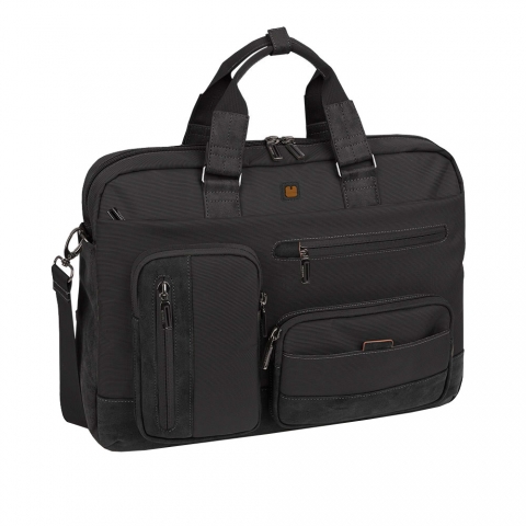 Geanta servieta/ de umar business casual colectia Process, laptop 15.6 inch art 409811
